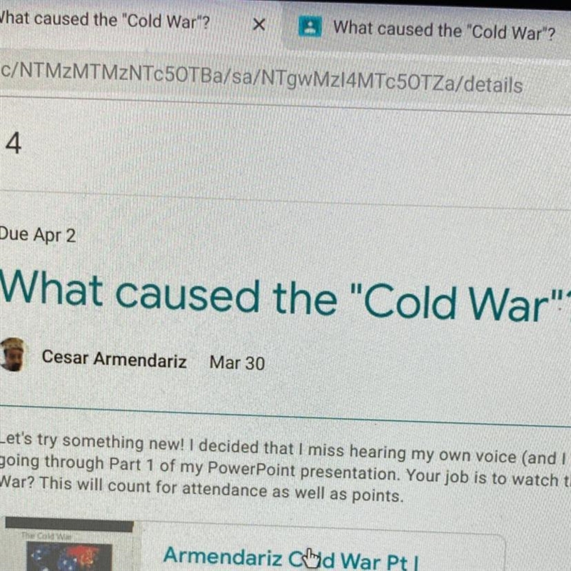 What caused the "Cold War"?-example-1