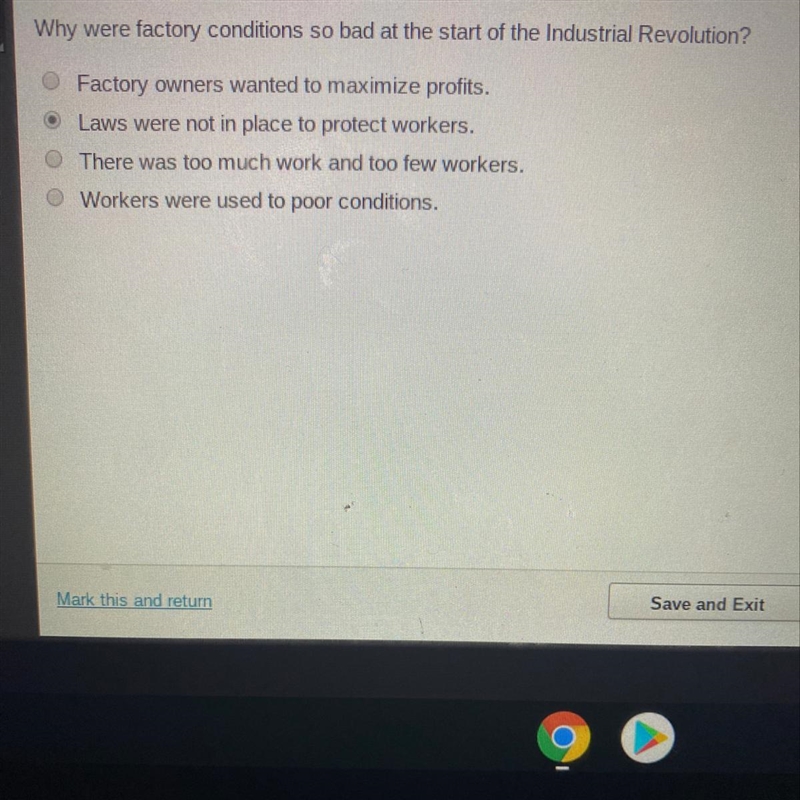 Why were factory conditions so bad at the start of the Industrial Revolution?-example-1