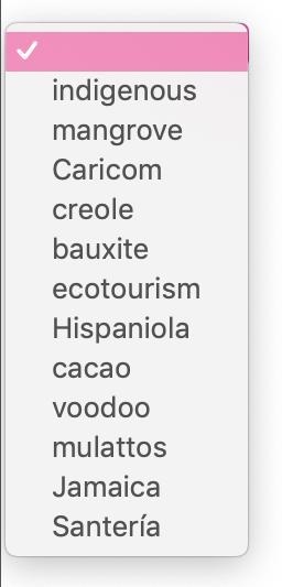 Select the word from the list that best fits the definition ore from which aluminium-example-1