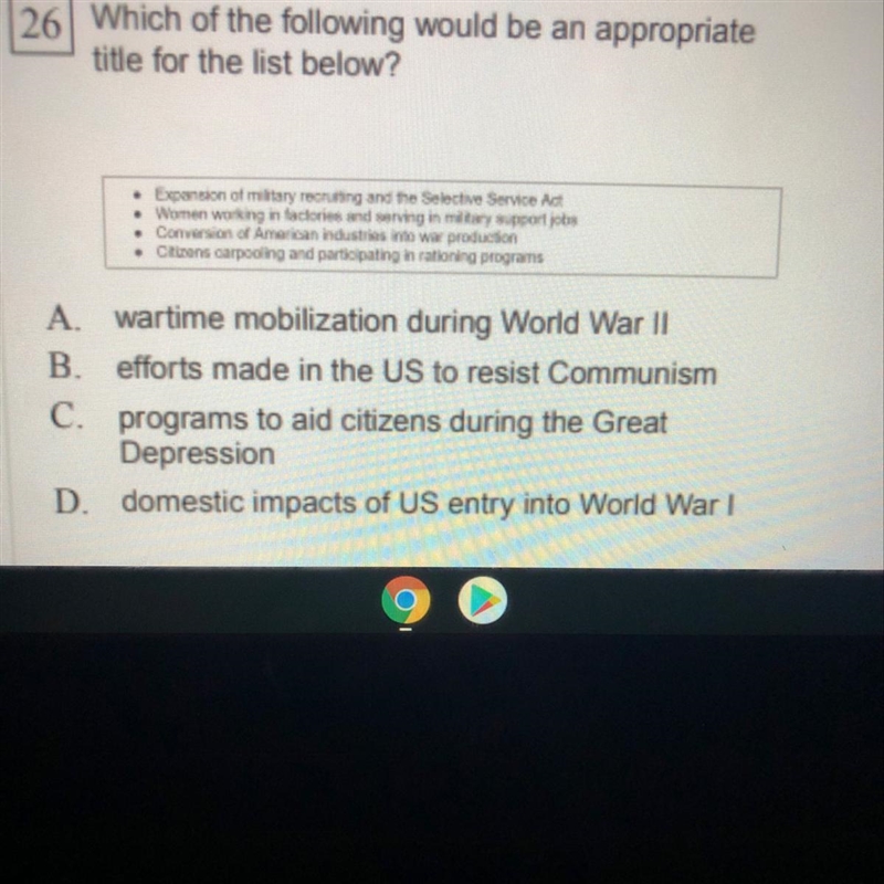 Need the correct answer! ASAP !! A . B. C. D-example-1