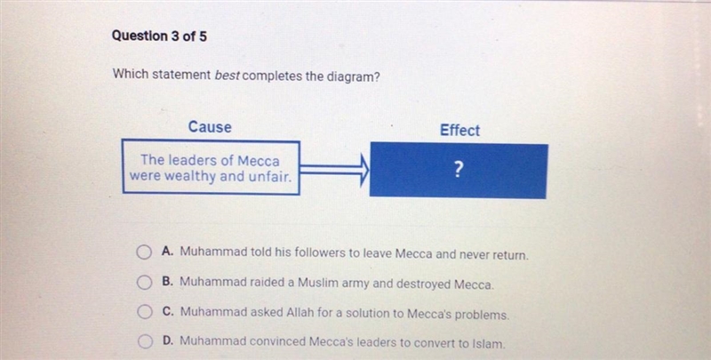 Which statement best completes the diagram?-example-1