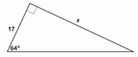 What is the value of x to the nearest tenth? Show work-example-1