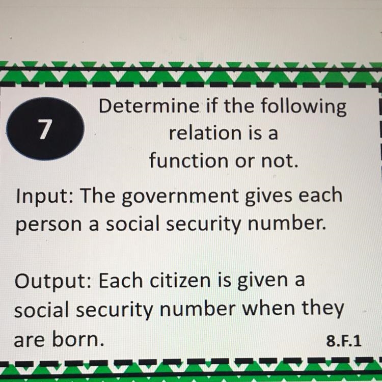 Can somebody please tell me the answer. I’m thinking it is a function but I am not-example-1