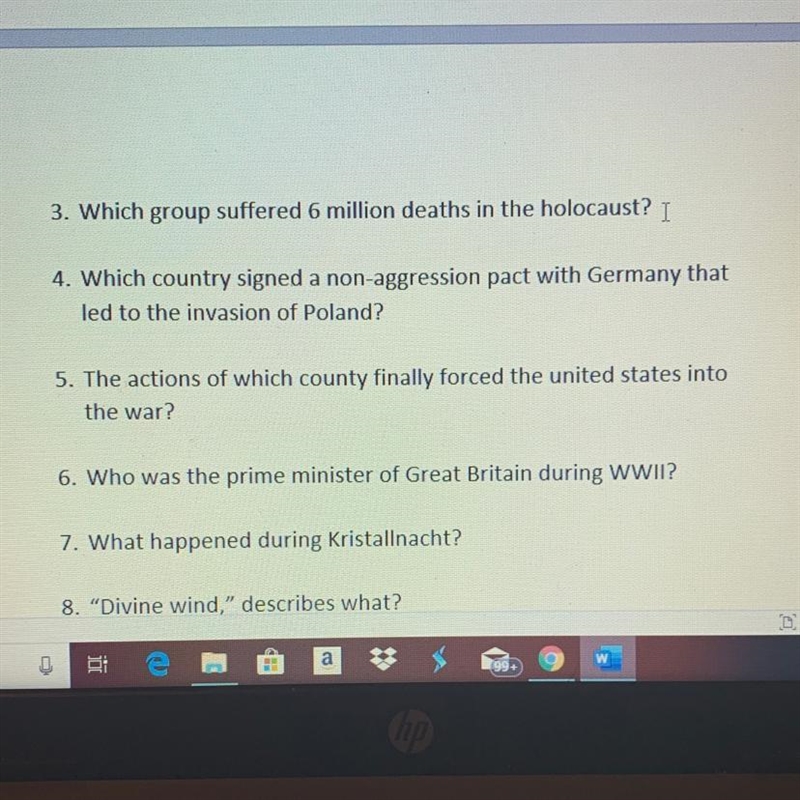 Which group suffered 6 million deaths in the holocaust-example-1