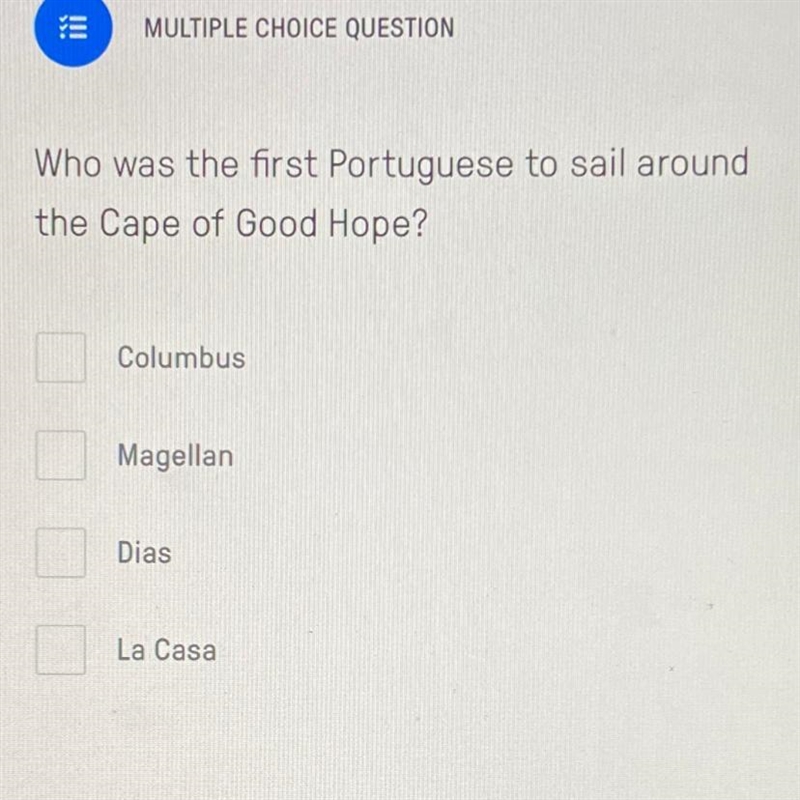 Who was the first Portuguese to sail around the Cape of Good Hope?-example-1