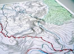 What type of map is shown in the diagram? Question 1 options: Topographic map Population-example-1