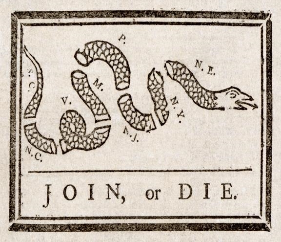 What is the message being giving by this cartoon? What does each segment of the snake-example-1