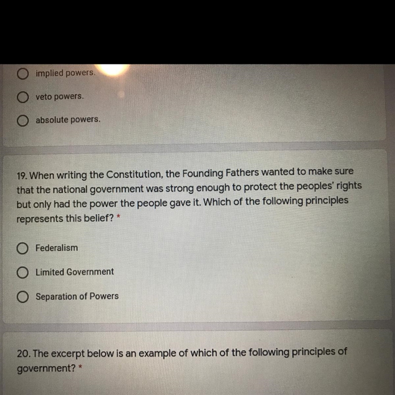 When writing the constitution, the founding fathers wanted to make sure that the national-example-1