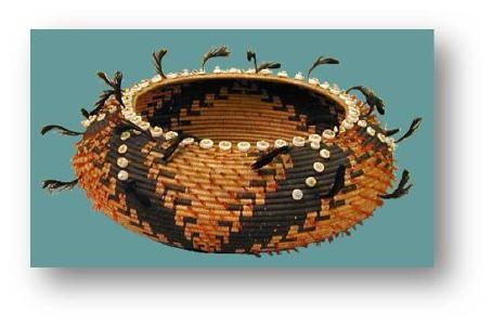 A basket woven by a Native tribe located in California. What tribe is the above piece-example-1