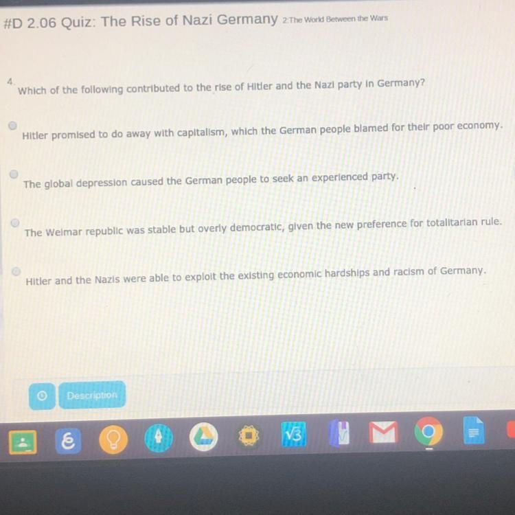 PLEASE HELP Which of the following contributed to the rise of Hitler and the Nazi-example-1