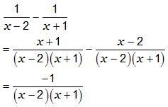 Describe the error made in subtracting the two rational expressions shown:-example-1