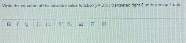 Write an equation for the absolute value. PLEASE HELP I’m so confused on this!!!-example-1