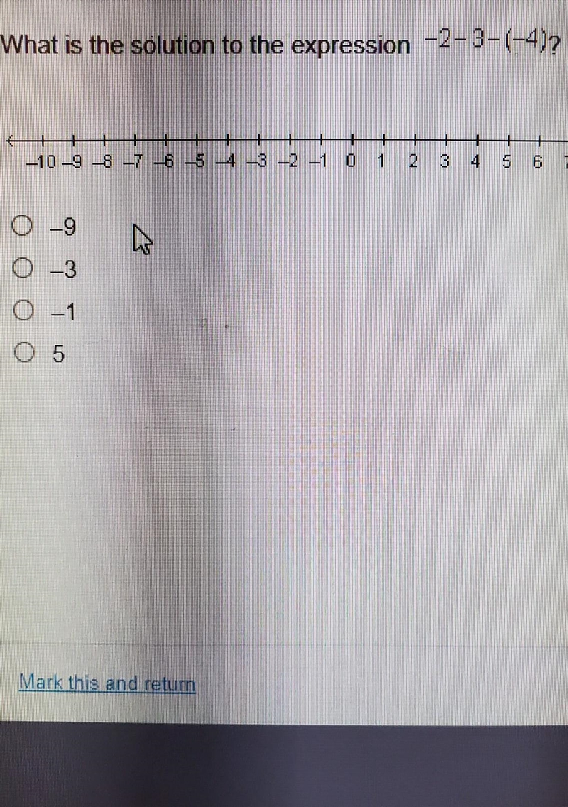 What is the equation to the expression -2-3(-4)?​-example-1