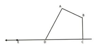 Use quadrilateral ABCD to find the value of x. The figure is not drawn to scale. Use-example-1