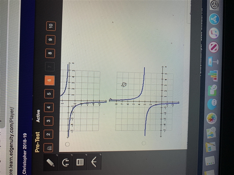 Plz help!! if f(x)=1/x and g(x)=x+3, which of the following is the graph of (f*g)(x-example-3