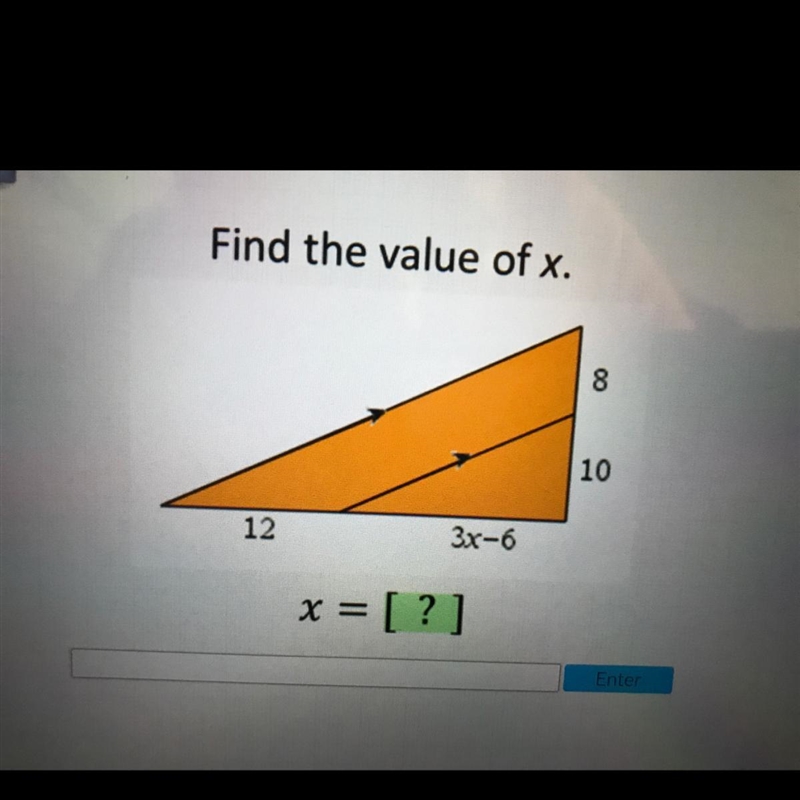 Find the value of x please help ASAP picture below-example-1