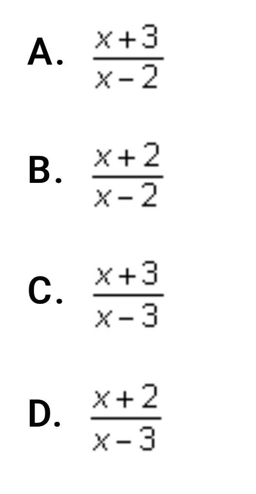 Please help!!! Which of the following is equal to the rational expression when x ≠ -2 or-example-1