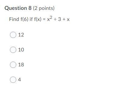 Find f(6) if f(x) = x^2 ÷ 3 + x-example-1