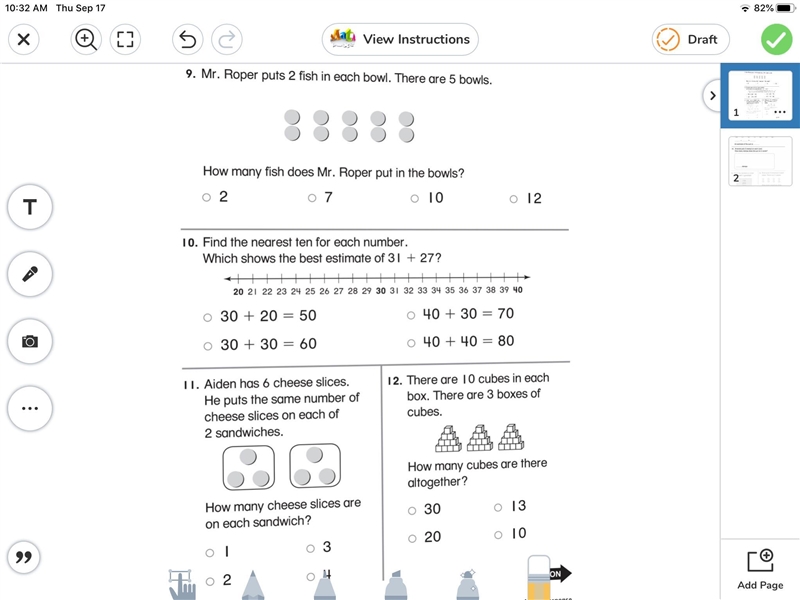 Plz help me this is math 2nd grade math!!!-example-1