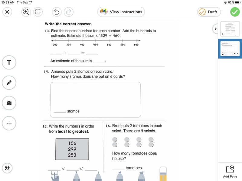 Plz help me this is math 2nd grade math!!!-example-2