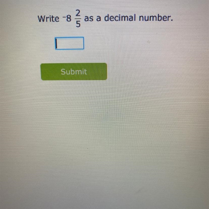 How would you wright this as a decimal number ?-example-1