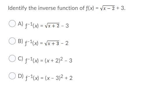 18. Identify the inverse function of-example-1