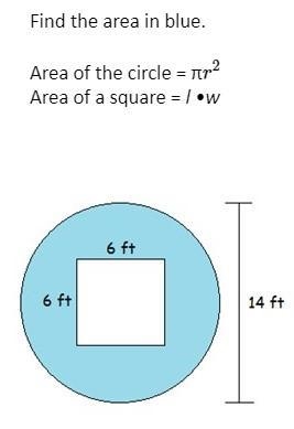 Find the area in blue.-example-1