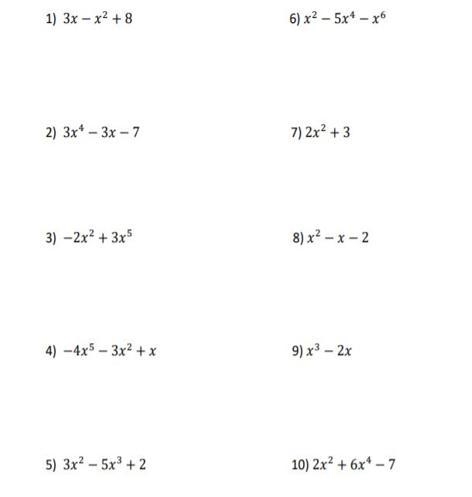 (Math question incoming) Are the Polynomials in standard form(Yes or No?) Identify-example-1