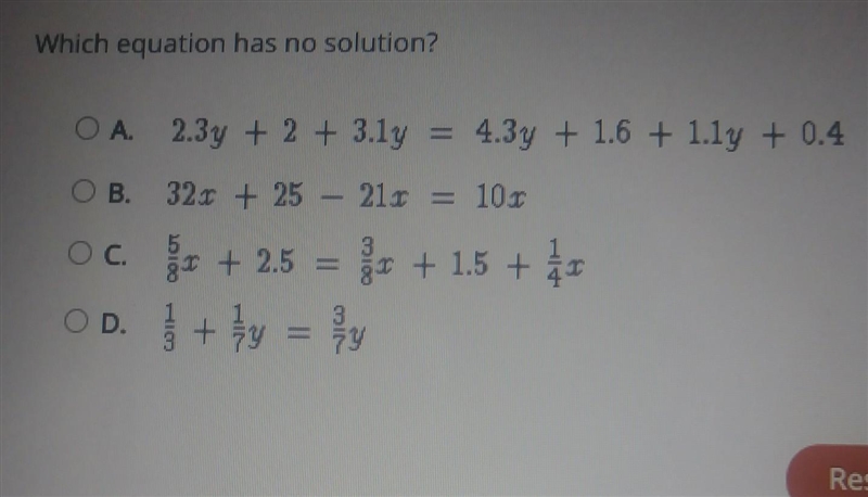 Which equations has no solution?​-example-1