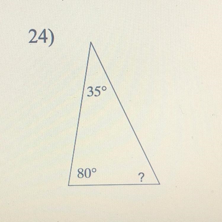 How many degrees is the measurement of the missing angle? (Only numeric answer, no-example-1