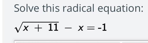 Solve this radical equation:-example-1