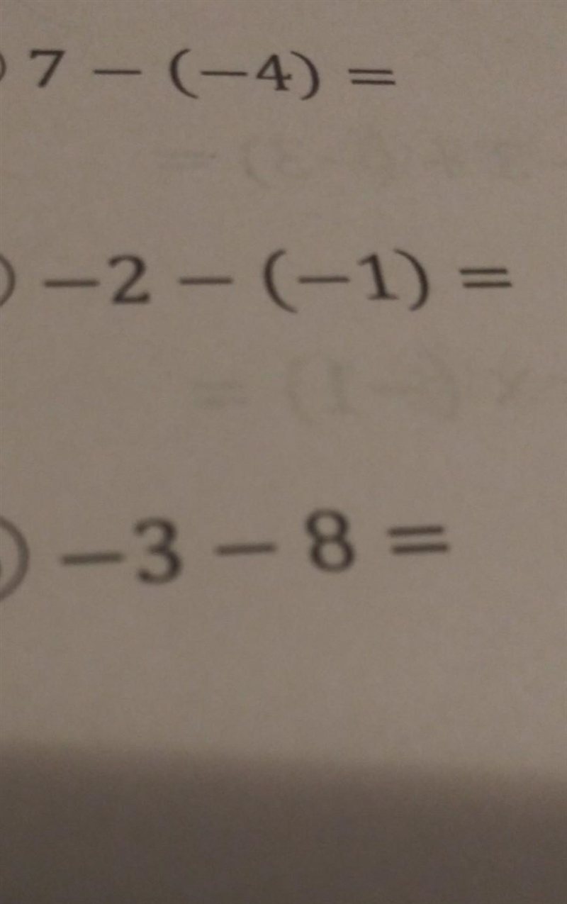 Add or subtract negative numbers​-example-1