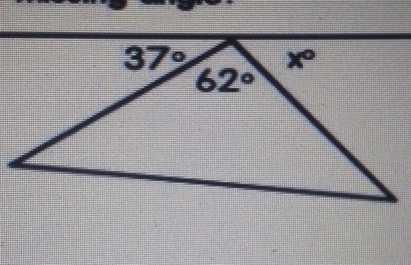 Find the missing angle​-example-1