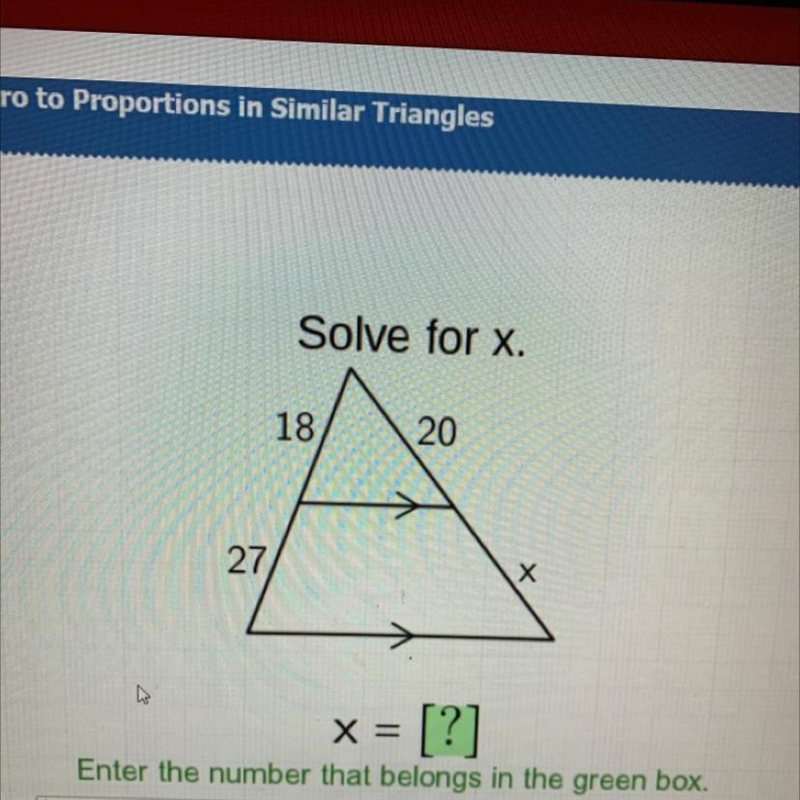 Please someone explain how to solve for x.-example-1