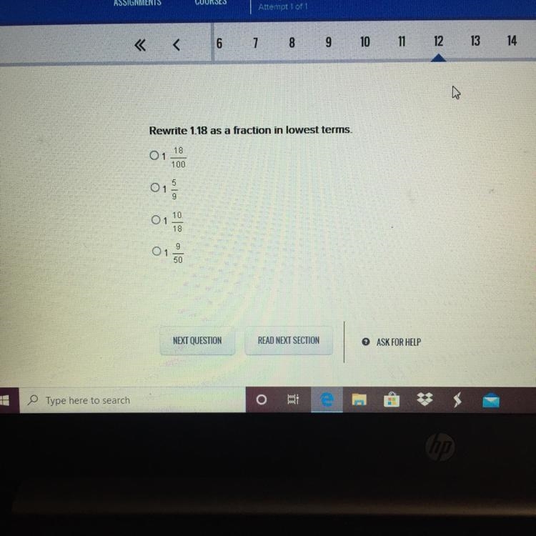 Rewrite 118 as a fraction in lowest terms.-example-1