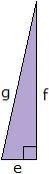 If f = 40 cm and g = 41 cm, what is the length of e? A. 9 cm B. 57 cm C. 11 cm D. 13 cm-example-1