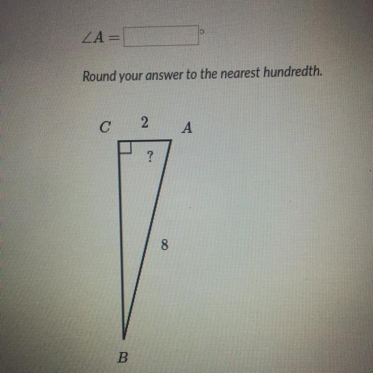 Find angle A using sin-1-example-1