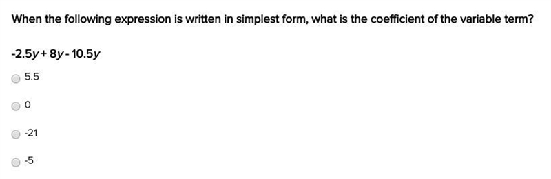 Help me!!! When the following expression is written in the simplest form, what is-example-1