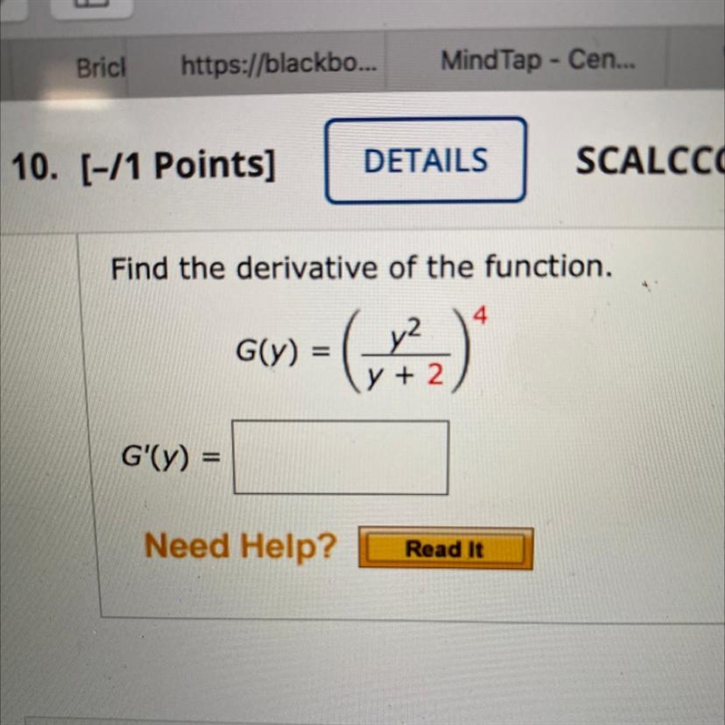 [Calc 1] An explanation on how to best solve this. I've been stuck trying to use chain-example-1