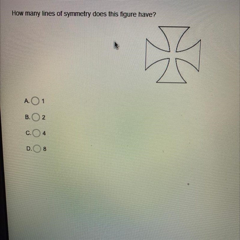 How many lines of symmetry does this figure have? Pls help-example-1