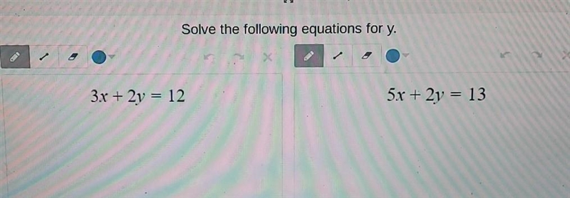 Solve the following wquations for y.​-example-1