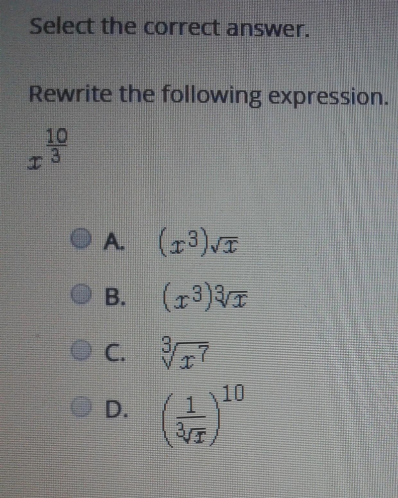 Rewrite the following expression​-example-1