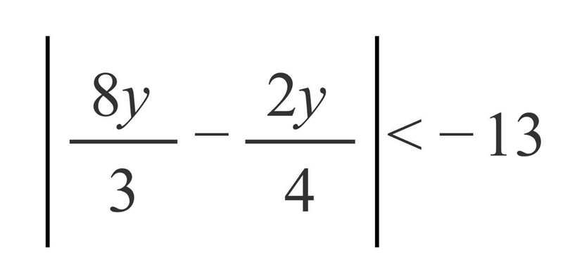 Find the set of the solutions for each of the following Absolute Value Inequalities-example-1