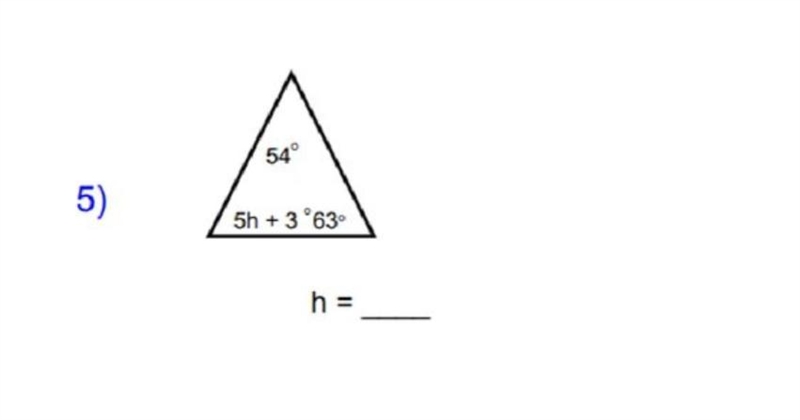 Solve for "H" Due by 2:00 Plz Help-example-1