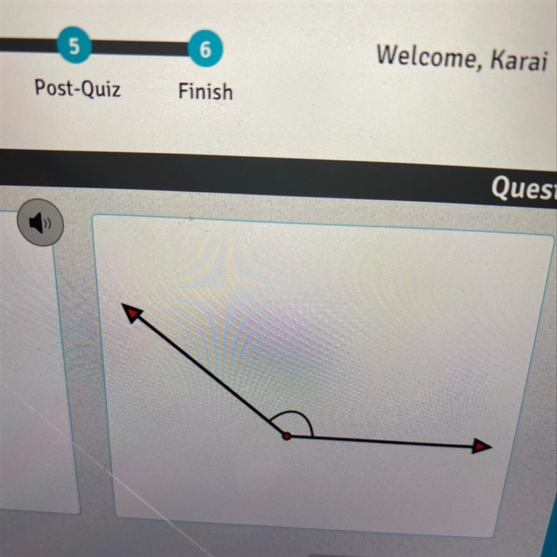 What is the best estimate of the measure of the angle shown?-example-1