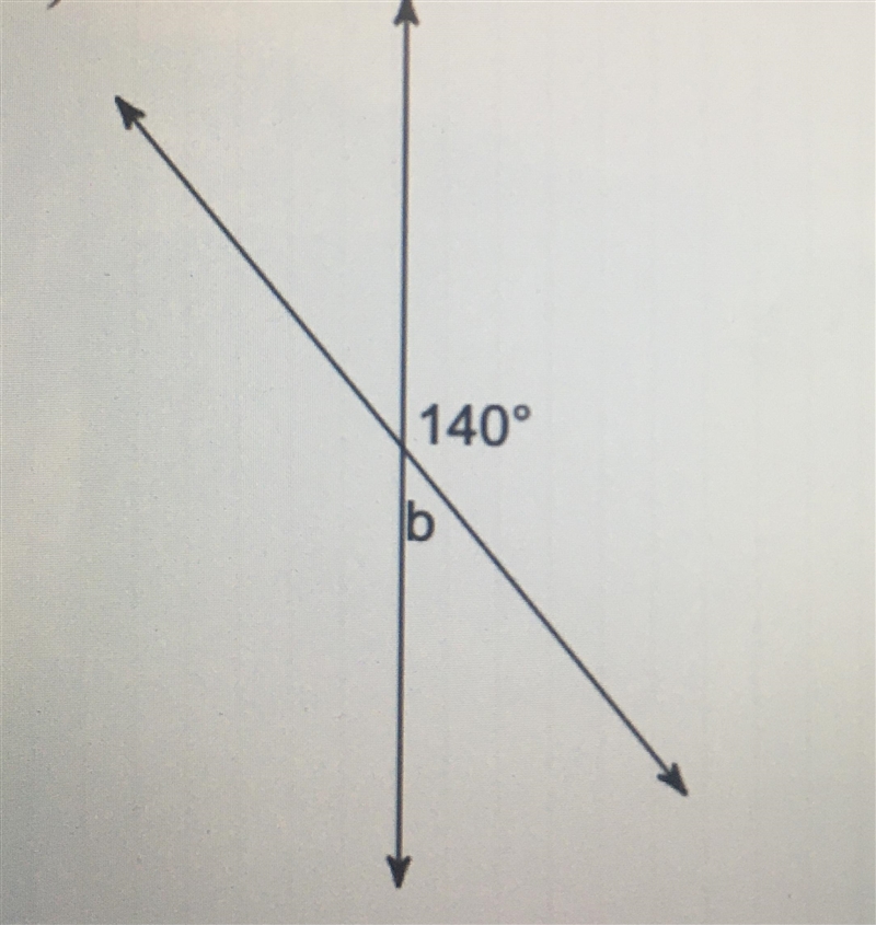 Find the measure of angle b-example-1