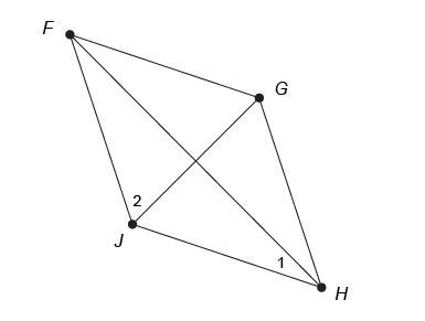 In rhombus FGHJ, m∠1=37°. What is m∠2?-example-1