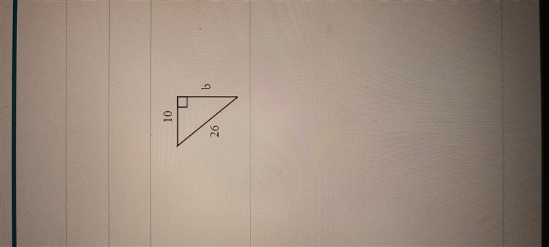 Find the length of the third side of the right angle-example-1