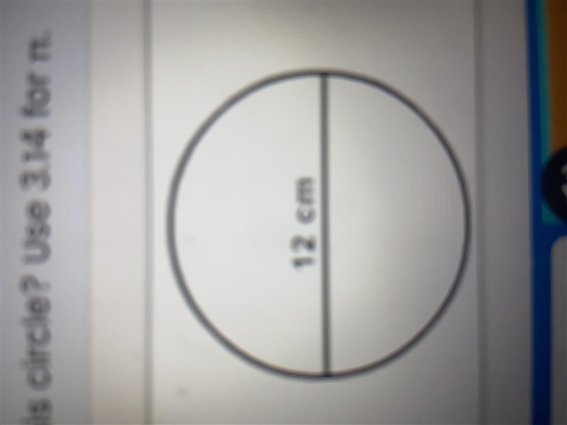 What is the circumference of this circle-example-1