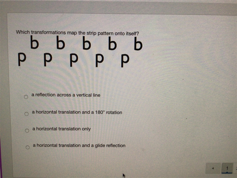 Which transformations map the strip patterns onto itself?-example-1